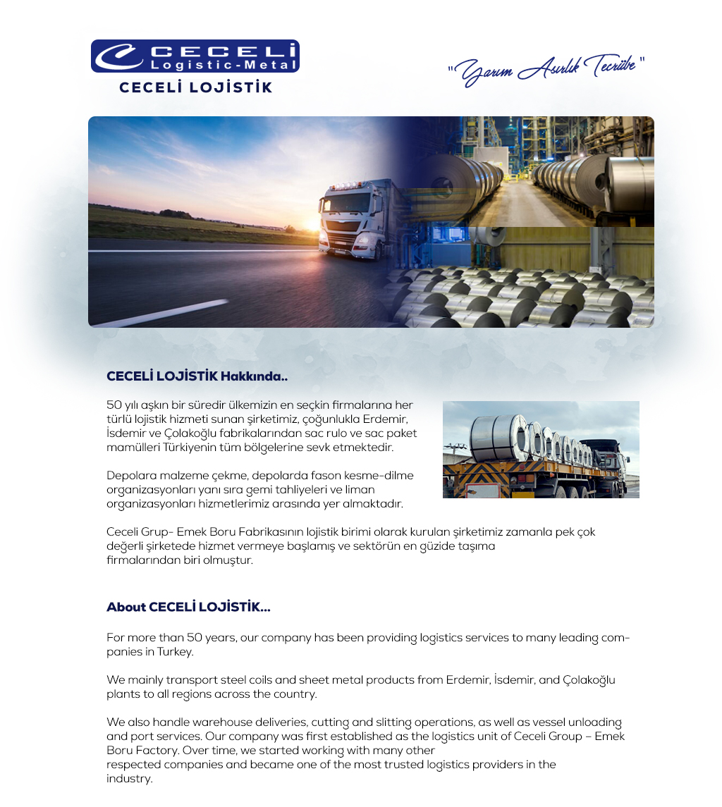 Ceceli Logistic - kurumsal görsel